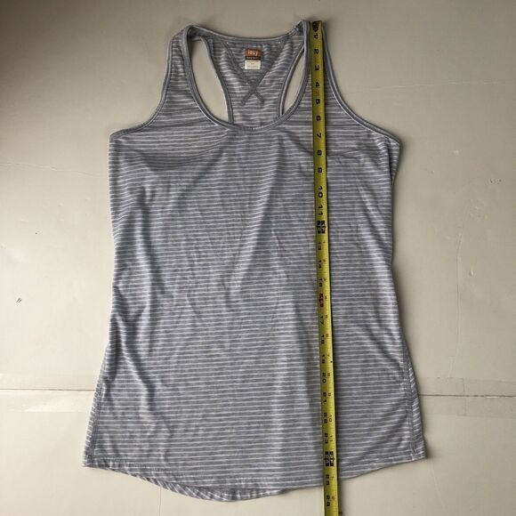 Lucy Tech Women’s Racerback Tank Striped Great White Size Medium - Picture 7 of 11